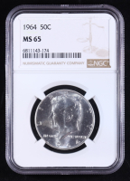 1964 Kennedy Silver 50C Half Dollar (NGC MS65) at PristineAuction.com
