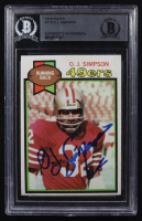 O.J. Simpson Signed 1979 Topps #170 (BGS Encapsulated) at PristineAuction.com