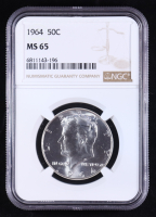 1964 Kennedy Silver 50C Half Dollar (NGC MS65) at PristineAuction.com