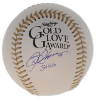 Mike Cameron Signed Gold Glove Award Baseball Inscribed "3x GG" (PSA) at PristineAuction.com