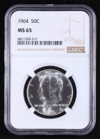 1964 Kennedy Silver 50C Half Dollar (NGC MS65) at PristineAuction.com