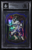 Lawrence Taylor Signed 2020 Select Prizm Blue Die Cut #110 (BGS Encapsulated) at PristineAuction.com