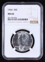 1964 Kennedy Silver 50C Half Dollar (NGC MS65) at PristineAuction.com