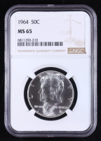 1964 Kennedy Silver 50C Half Dollar (NGC MS65) at PristineAuction.com