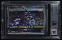 Odell Beckham Jr. Signed 2015 Topps Chrome Refractors #18 (BGS Encapsulated) at PristineAuction.com