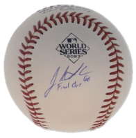 Josh Sborz Signed 2023 World Series Baseball Inscribed "Final Out" (PSA) at PristineAuction.com