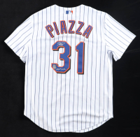 Mike Piazza Signed Mets Mitchell & Ness Authentic Jersey Inscribed "HOF 2016" (Fanatics & MLB) at PristineAuction.com