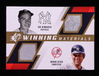 Joe DiMaggio / Derek Jeter 2009 SPx Winning Materials Dual #JD at PristineAuction.com