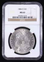 1884-O Morgan Silver $1 Dollar (NGC MS63) at PristineAuction.com