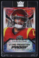 Caleb Williams Leaf Metal Pre-Production Proof #A099774 RC #1/1 at PristineAuction.com