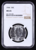 1964 Kennedy Silver 50C Half Dollar (NGC MS65) at PristineAuction.com