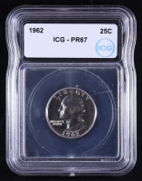 1962 Washington Silver 25C Quarter (ICG PR67) at PristineAuction.com