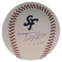 Tony Vitello Signed Giants City Connect Baseball Inscribed "Go Giants!" (PSA) at PristineAuction.com