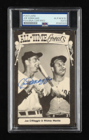 Joe DiMaggio Signed Yankees "All Time Greats" 3.5x5.5 Postcard (JSA) at PristineAuction.com