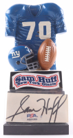 Sam Huff Signed Giants Cut Display On Vintage Jersey Figurine (PSA) at PristineAuction.com