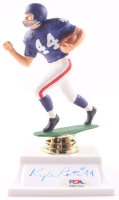 Kyle Rote Signed Giants Cut Display On Vintage Figurine (PSA) at PristineAuction.com