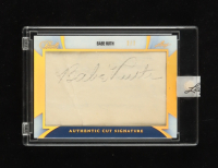 Babe Ruth 2019 Leaf Pearl Authentic Cut Signature Gold #CSBR1 #2/2 (JSA) at PristineAuction.com