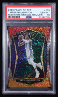 Tyrese Haliburton 2020-21 Select Prizms Red White Orange Shimmer #189 RC (PSA 10) at PristineAuction.com
