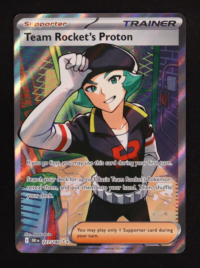 Team Rocket's Proton 2025 Pokemon Destined Rivals #227 Holo at PristineAuction.com Team Rocket's Proton 2025 Pokemon Destined Rivals #227 Holo at PristineAuction.com