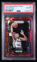 Tim Duncan 2024-25 Panini Prizm Draft Picks Prizms Red Pulsar #63 #259/299 (PSA 10) at PristineAuction.com