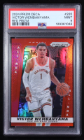 Victor Wembanyama 2024-25 Prizm Deca Prizms Red #285 ANBA #013/199 (PSA 9) at PristineAuction.com
