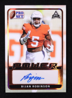Bijan Robinson 2021 Leaf Pro Set Power Autographs Bronze Holofoil #BABR1 RC at PristineAuction.com