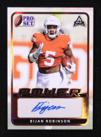 Bijan Robinson 2021 Leaf Pro Set Power Autographs Bronze Holofoil #BABR1 RC at PristineAuction.com