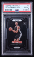 Victor Wembanyama 2023-24 Panini Prizm Monopoly #81 RC (PSA 10) at PristineAuction.com
