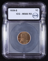 1939-S Lincoln Wheat 1C Cent (ICG MS66 RD) at PristineAuction.com