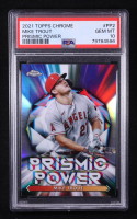 Mike Trout 2021 Topps Chrome Prismic Power #PP2 (PSA 10) at PristineAuction.com