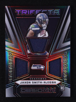 Jaxon Smith-Njigba 2023 Panini Obsidian Trifecta Swatches #21 #151/199 RC at PristineAuction.com