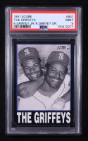 Ken Griffey Jr. / Ken Griffey Sr. 1991 Score #841 (PSA 9) at PristineAuction.com