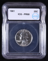 1961 Washington Silver 25C Quarter (ICG PR68) at PristineAuction.com