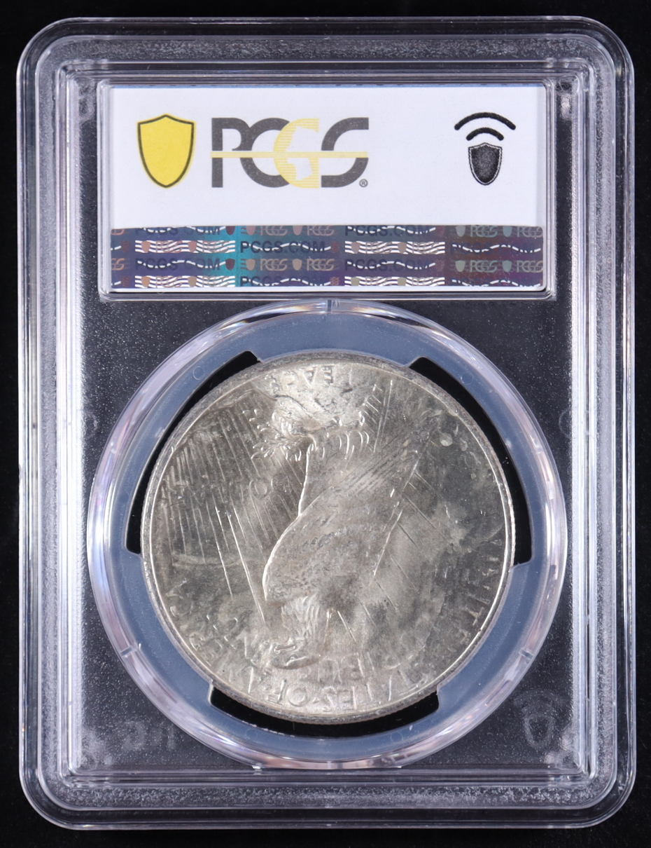 1924 Peace Silver $1 Dollar (PCGS MS63) at PristineAuction.com 1924 Peace Silver $1 Dollar (PCGS MS63) at PristineAuction.com