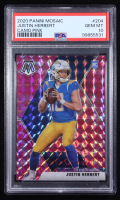 Justin Herbert 2020 Panini Mosaic Mosaic Camo Pink #204 RC (PSA 10) at PristineAuction.com
