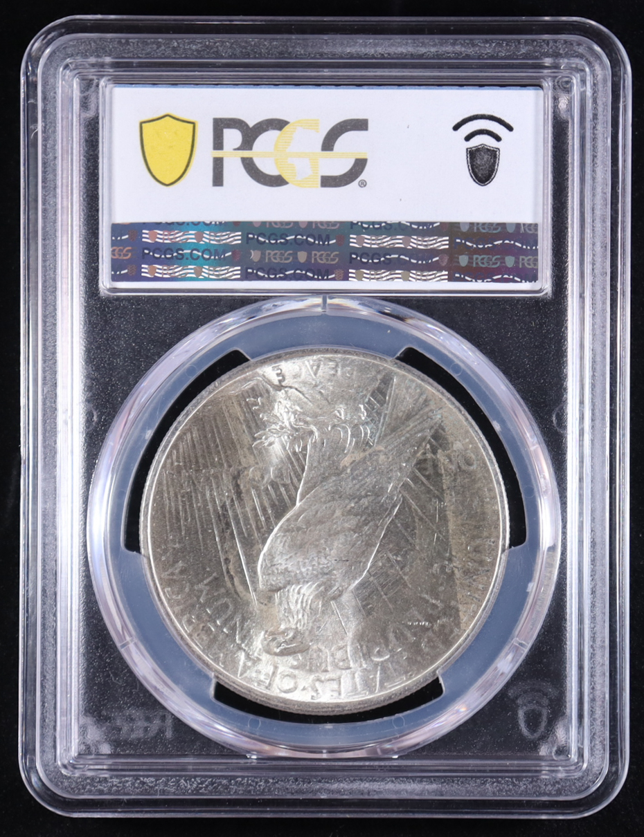 1924 Peace Silver $1 Dollar (PCGS MS63) at PristineAuction.com 1924 Peace Silver $1 Dollar (PCGS MS63) at PristineAuction.com