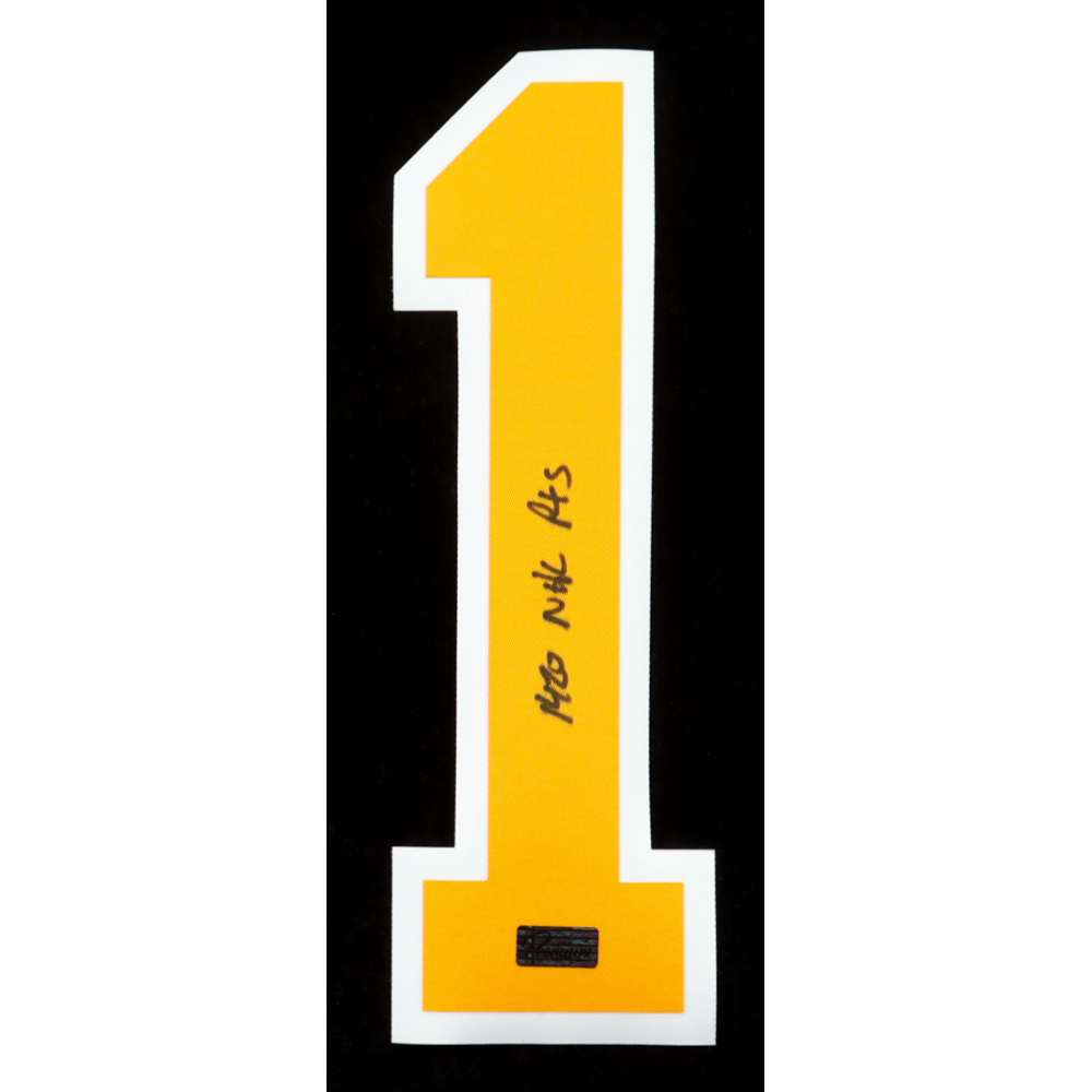 Adam Oates Signed "12" Jersey Number Patch Set Inscribed "1420 NHL Pts" & "HOF 2012" & "5x All-Star" (Premium Autographs) at PristineAuction.com
