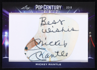 Mickey Mantle 2019 Leaf Pop Century Cut Signature #PCC-MM2 at PristineAuction.com