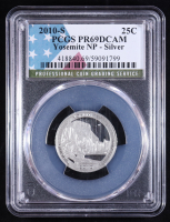 2010-S U.S. National Park 25C Quarter, Yosemite - 90% Silver Deep Cameo Proof (PCGS PR69DCAM) at PristineAuction.com