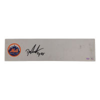 Doc Gooden Signed Mets Logo Pitcher's Rubber Inscribed "Cy 85" (Steiner & MLB) at PristineAuction.com