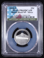2010-S U.S. National Park 25C Quarter, Mount Hood - 90% Silver Deep Cameo Proof (PCGS PR69DCAM) at PristineAuction.com