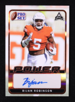 Bijan Robinson 2021 Leaf Pro Set Power Autographs Bronze Holofoil #BABR1 RC at PristineAuction.com