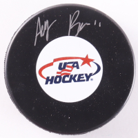 Abby Roque Signed Team USA Logo Hockey Puck (Premium Autographs) at PristineAuction.com