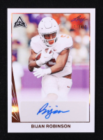 Bijan Robinson 2021 Leaf Draft Autographs Bronze Holofoil #BABR1 #62/99 RC at PristineAuction.com