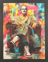 "Joker After Hours" 2026 19x26 Original Painting on Canvas by Tadas Zaicikas | TedyZet (Zaicikas) at PristineAuction.com