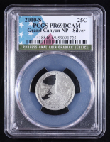 2010-S U.S. National Park 25C Quarter, Grand Canyon - 90% Silver Deep Cameo Proof (PCGS PR69DCAM) at PristineAuction.com