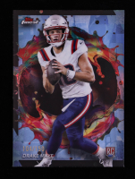 Drake Maye 2024 Finest Sky Blue Refractors #248 #104/150 RC at PristineAuction.com