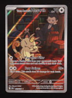 Team Rocket's Meowth 2025 Pokemon Destined Rivals #203 Holo at PristineAuction.com