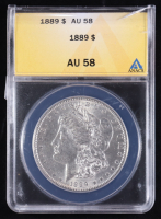 1889 Morgan Silver $1 Dollar (ANACS AU58) at PristineAuction.com