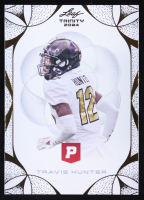 Travis Hunter 2024 Leaf Trinity x Pristine #93 RC at PristineAuction.com